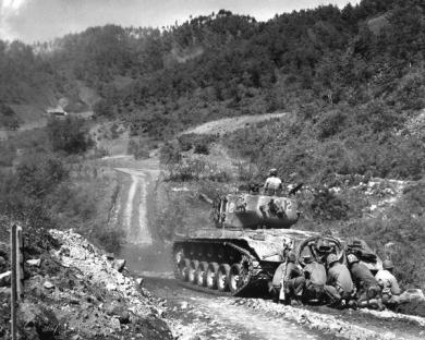 1951년 가리산 전투 사진