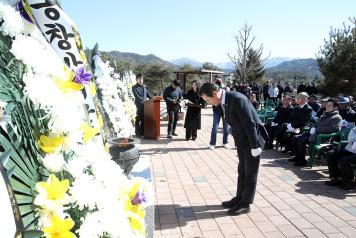 신영재 홍천군수, 제105주년 3·1절 동창만세운동 기념행사 참석 (3월 1일) 사진