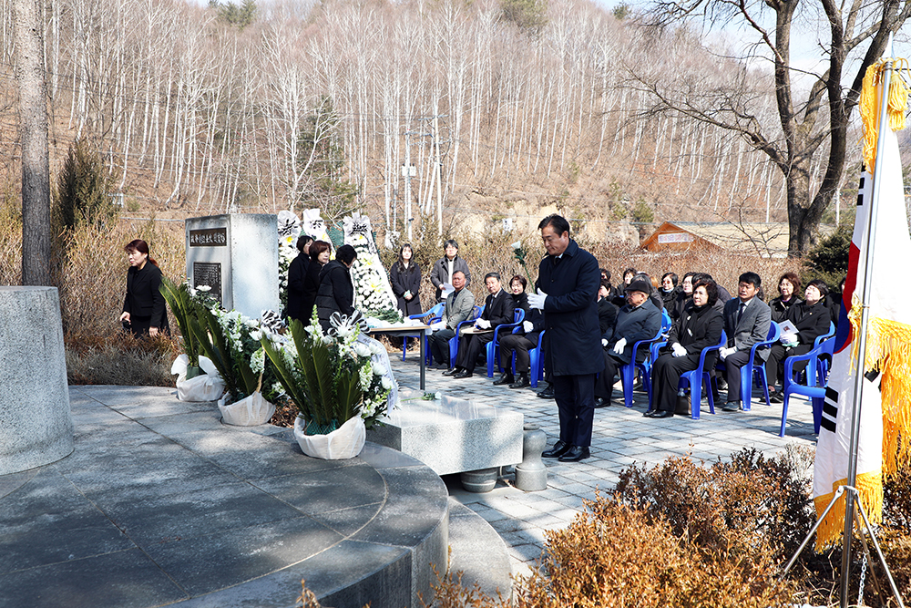 홍천군여성단체협의회, 고(故)박정렬 여사 추모제 개최