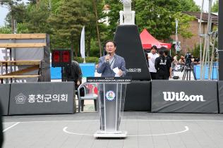 신영재 홍천군수, ‘FIBA 3x3 홍천 챌린저 2024’ 대회 개회식 참석 (5월 11일) 사진