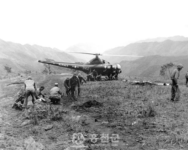 1951년 가리산 전투 의 사진