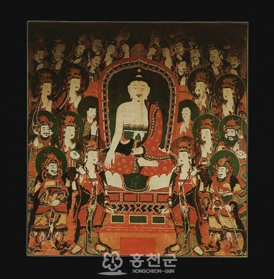 유형문화재 제122호 홍천 수타사 영산회상도 의 사진