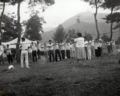 1963년 국민체조 사진