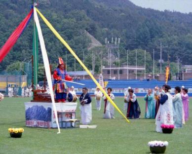 팔봉산당굿 사진