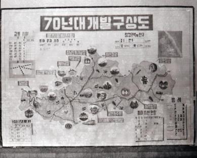 1970년 개발구상도 사진