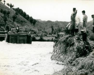 1968년 연봉교 수해 사진