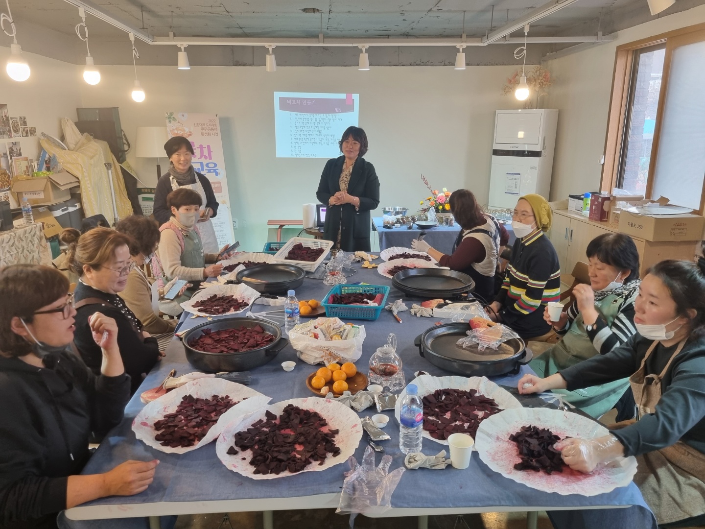 [신장대리 일원 도시재생사업] 꽃차 2회차 교육 실시!